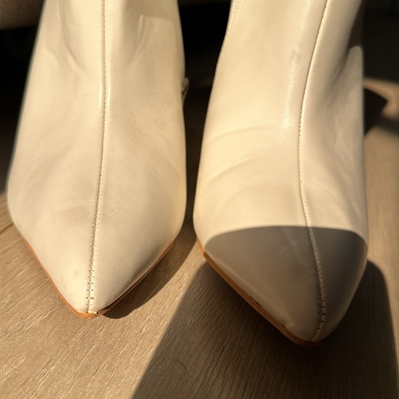 BOOHOO white heeled booties - Picture 9 of 9